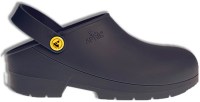 April clog open hiel SB Zwart